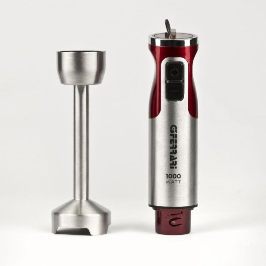 Batidora de inmersión G3 Ferrari Antelao 1000 W 8 velocidades Rojo Acero inoxidable