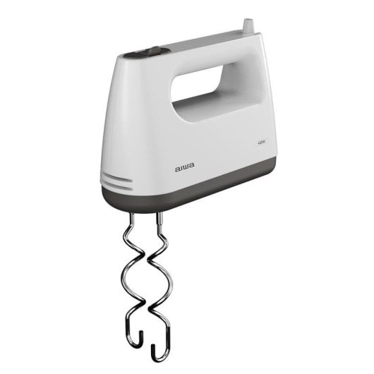 Batidora de mano AIWA Tesaberu 450 W 5 velocidades Turbo Varillas y ganchos amasadores
