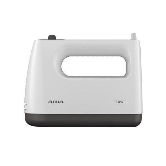 Batidora de mano AIWA Tesaberu 450 W 5 velocidades Turbo Varillas y ganchos amasadores