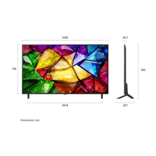 TV LG Mini RGB evo AI 55MRGB88B6B 55" 4K UltraHD 120Hz Smart TV WebOS HDR10 Dolby Atmos