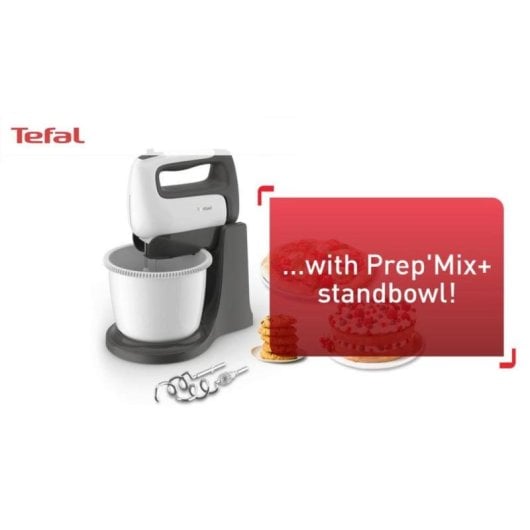 Batidora de repostería Tefal Prep'Mix+ HT4641 500 W 2,5 L 5 velocidades Turbo