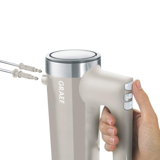 Batedeira Graef HM508 600W 7 Velocidades Turbo Cinza taupe