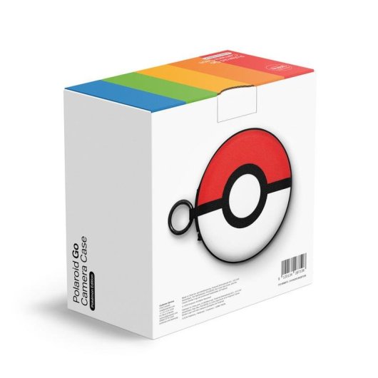 Caso Polaroid Go Pokemon Branco Preto Vermelho