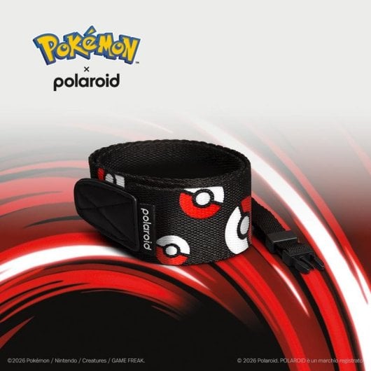 Sangle appareil Polaroid Pokemon edition speciale Polyester coton