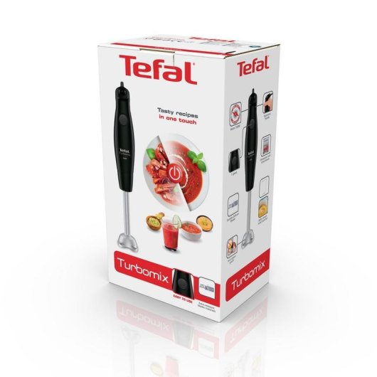 Batidora de inmersión Tefal Turbomix HB1218 350 W 0,8 L Negro