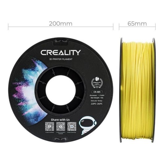 Filament ABS Creality 3301020033 Gelb 1,75 mm 1 kg