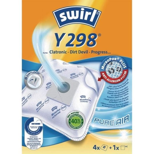 Sacchi aspirapolvere Swirl Y 298 MicroPor Plus Antiallergici