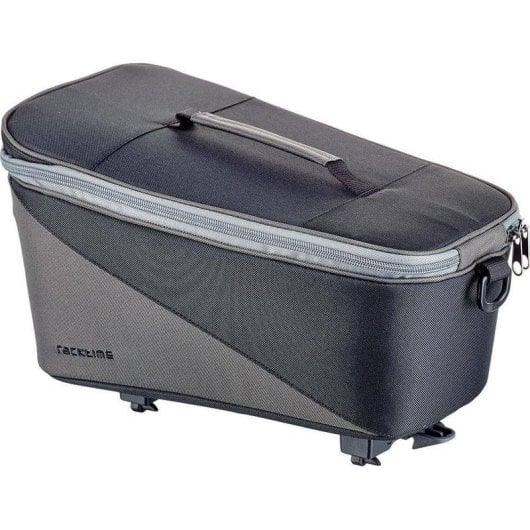 Sacoche vélo Racktime Talis 8 L imperméable noir gris 10 kg