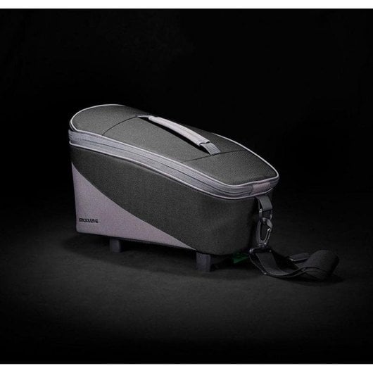 Sacoche vélo Racktime Talis 8 L imperméable noir gris 10 kg