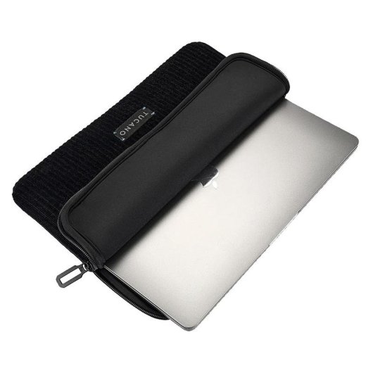 Funda Tucano Velluto 2 16 pouces Velours Neoprene Noir
