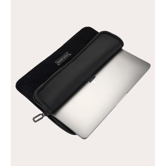 Funda Tucano Velluto 2 16 pouces Velours Neoprene Noir