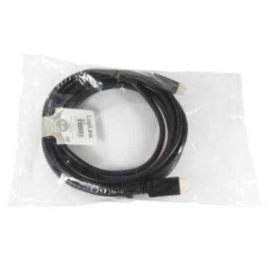 Cable DisplayPort LogiLink CV0074 5 m 4K oro macho macho