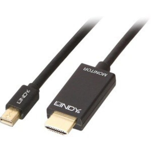 Cable Adaptateur Mini DisplayPort HDMI Lindy 36926 1 m 4K Macho-Macho