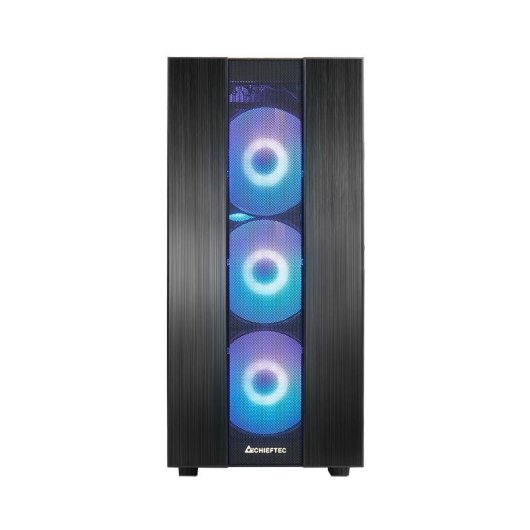 Caixa de PC Chieftec Hunter 2 Midi ATX Preto Vidro Temperado RGB