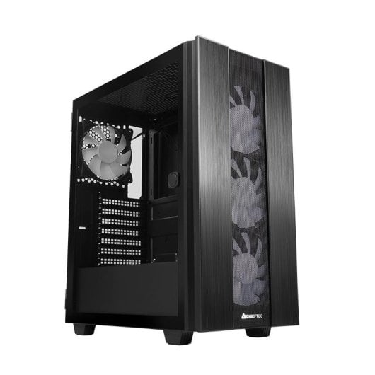 Caixa de PC Chieftec Hunter 2 Midi ATX Preto Vidro Temperado RGB