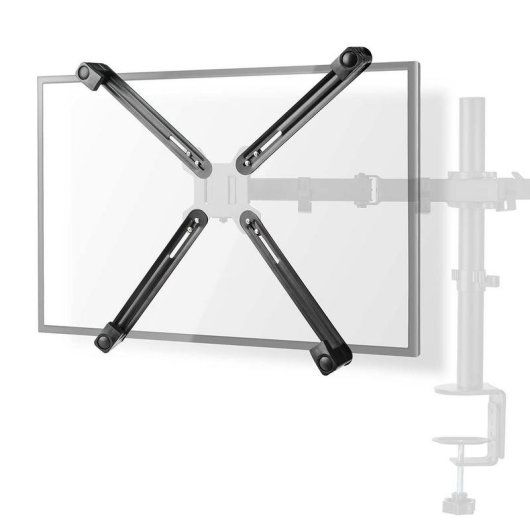 Nedis MMNVSA110BK VESA Adapter Monitorhalterung Tisch 13 bis 27" 75x75 bis 100x100 Max 8 kg