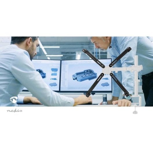 Nedis MMNVSA110BK VESA Adapter Monitorhalterung Tisch 13 bis 27" 75x75 bis 100x100 Max 8 kg