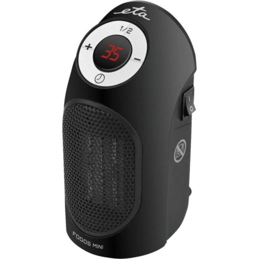 Keramikheizgerät ETA Fogos Mini 400W Schwarz
