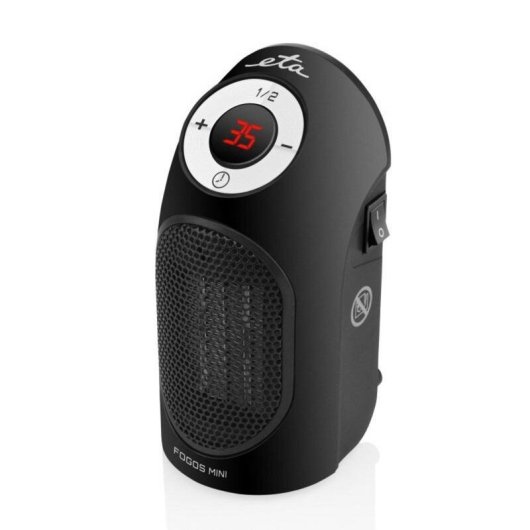 Keramikheizgerät ETA Fogos Mini 400W Schwarz