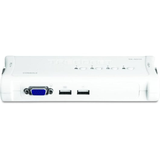 Switch KVM TRENDnet TK-407K 4 ports USB VGA avec 4 câbles
