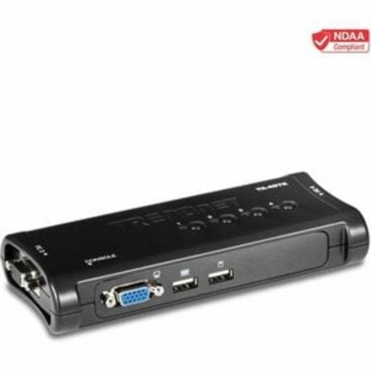 Switch KVM TRENDnet TK-407K 4 ports USB VGA avec 4 câbles