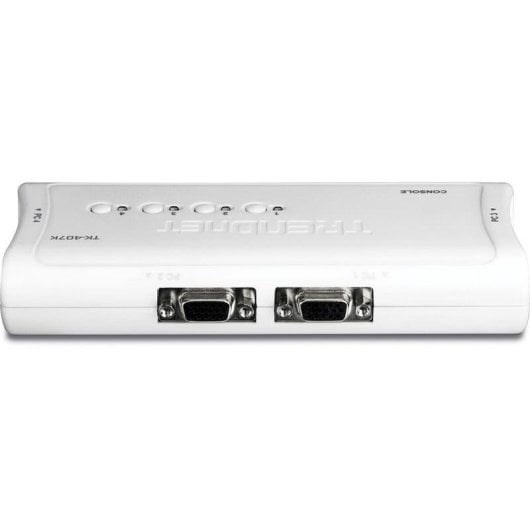 Switch KVM TRENDnet TK-407K 4 ports USB VGA avec 4 câbles