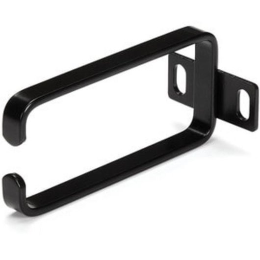 Gancho en D StarTech.com vertical 1U acero negro gestión de cables rack 19"