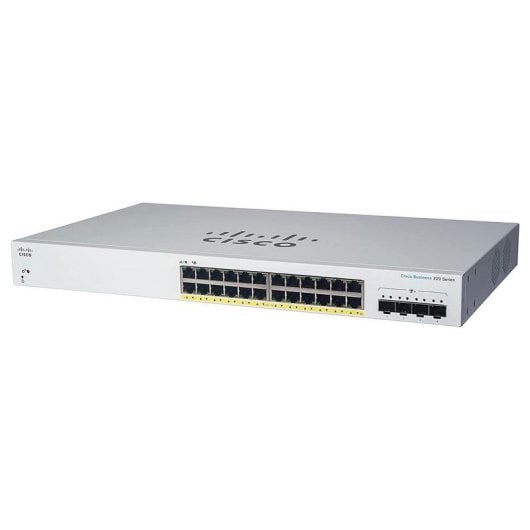 Conmutateur Cisco CBS220-24FP-4G PoE+ 24 ports Gigabit