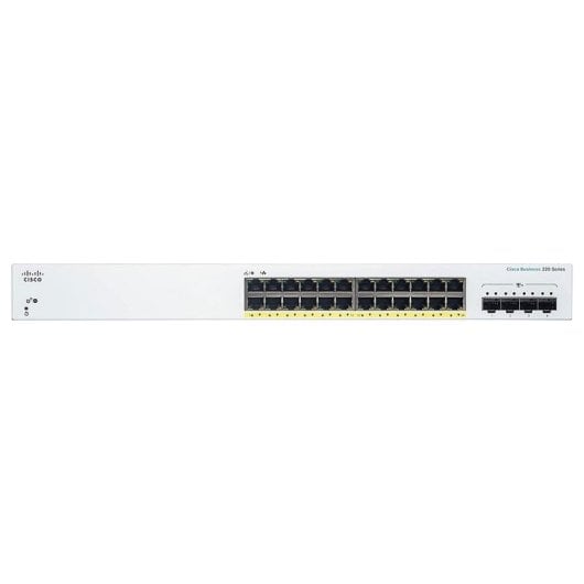 Conmutateur Cisco CBS220-24FP-4G PoE+ 24 ports Gigabit