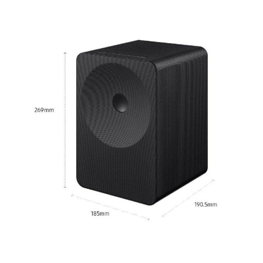 Barra de som Samsung HW-LS70H 3.1.1 150W Wi-Fi Bluetooth Dolby Atmos preta