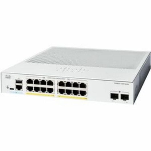 Conmutador Cisco Catalyst 1300 C1300-16FP-2G 16 Puertos PoE+ Gigabit + 2 SFP L2/L3
