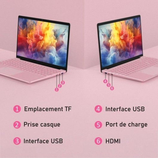 Ordinateur portable Auusda 15,6 Intel N95 16Go 512Go SSD Intel UHD Windows 11 Pro