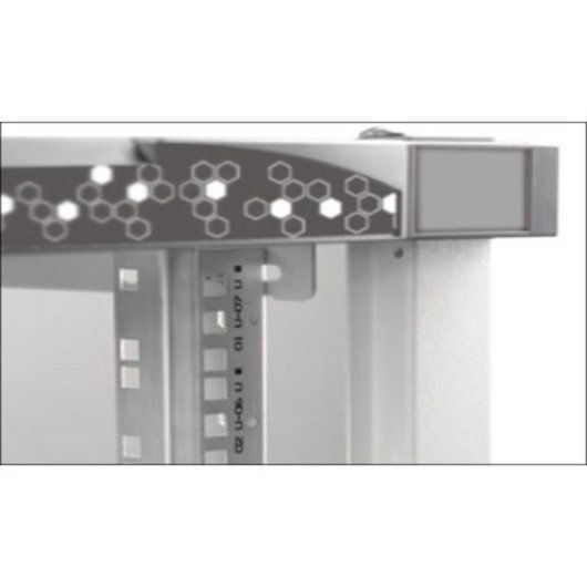 Bastidor de pared Ekivalan 12U 600 x 450 x 646 mm 60 kg Bloqueo de teclado Negro