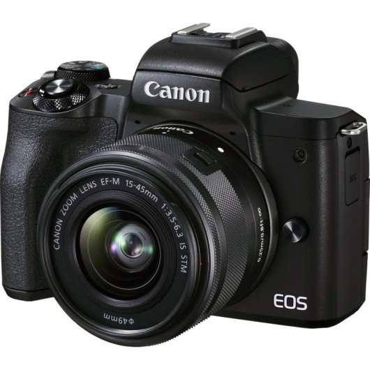 Spiegellose Kamera Canon EOS M50 Mark II 24,1MP 15-45mm + 55-200mm Wi-Fi