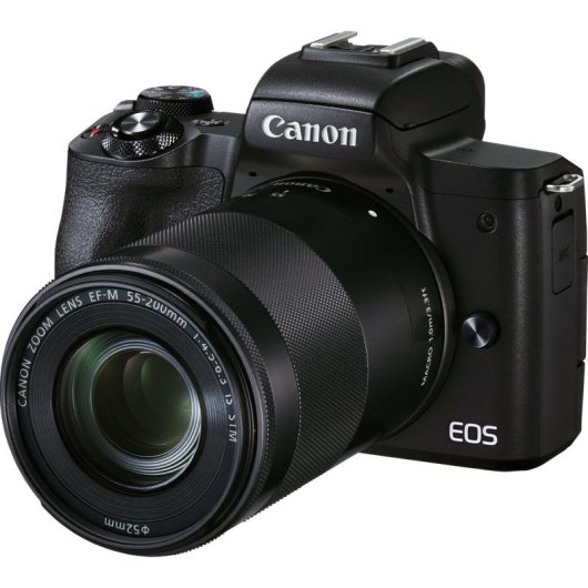 Spiegellose Kamera Canon EOS M50 Mark II 24,1MP 15-45mm + 55-200mm Wi-Fi