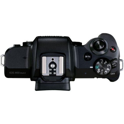 Spiegellose Kamera Canon EOS M50 Mark II 24,1MP 15-45mm + 55-200mm Wi-Fi