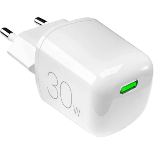 Caricatore USB-C PURO PUFCMTCUSBC30WGWHI 30 W Bianco GaN