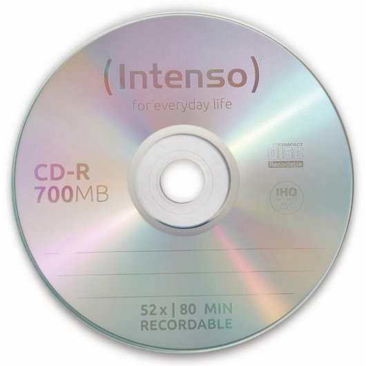 CD-R Intenso 700MB 52x 80min Cakebox 50 Stück