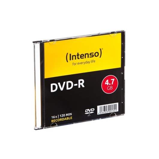 Disque DVD INTENSO DVD-R 4,7 Go 16x 120 mm Boite 10 pieces