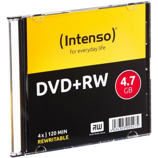 Disco Intenso DVD+RW 4,7 GB 4x 10 unidades