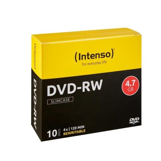 Dischi DVD-RW Intenso 4,7 GB 4x Scatola 10 dischi