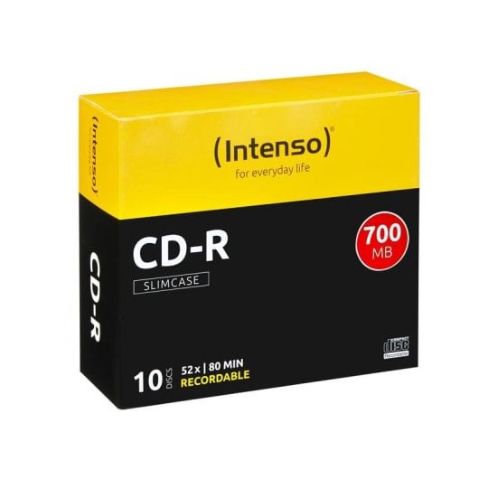 CD-R Intenso 700 MB 52x 120 mm Pack de 10