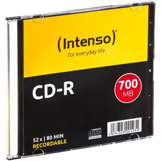CD-R Intenso 700 MB 52x 120 mm Pack de 10