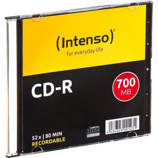 CD-R Intenso 700 MB 52x 120 mm Pack de 10