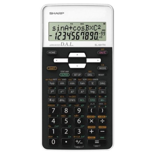 Taschenrechner Sharp EL-531TH Pocket 10 Ziffern 2 Zeilen