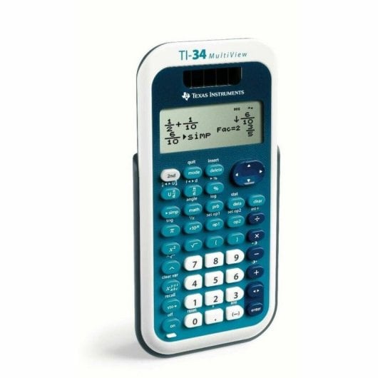 Calcolatrice scientifica TI-34 Texas Instruments 10 cifre 4 righe Blu