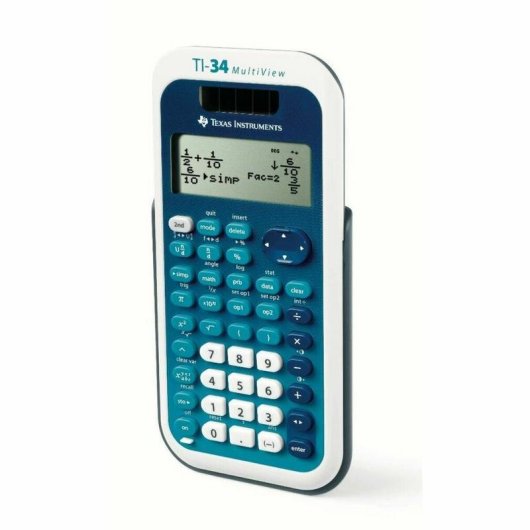 Calcolatrice scientifica TI-34 Texas Instruments 10 cifre 4 righe Blu
