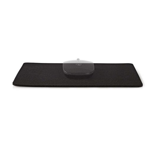 Tappetino per mouse Nedis MPADF100BK Nero Antiscivolo 220 x 180 mm