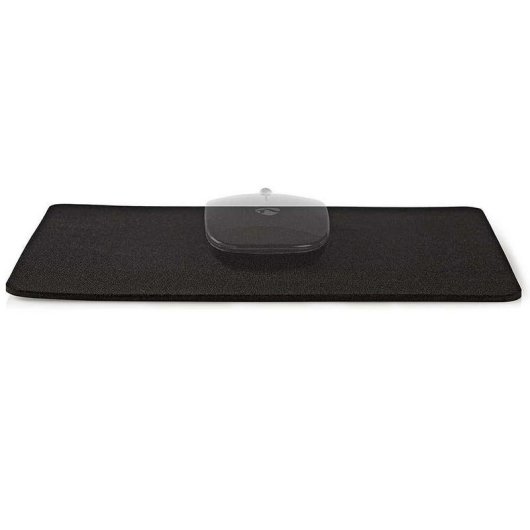 Tappetino per mouse Nedis MPADF100BK Nero Antiscivolo 220 x 180 mm