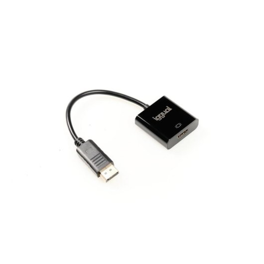 Adaptador DisplayPort macho a HDMI hembra IGGUAL 25 cm
